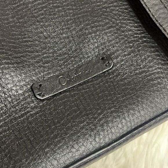 Cole Haan Black Leather messenger bag B28 - Picture 3 of 10
